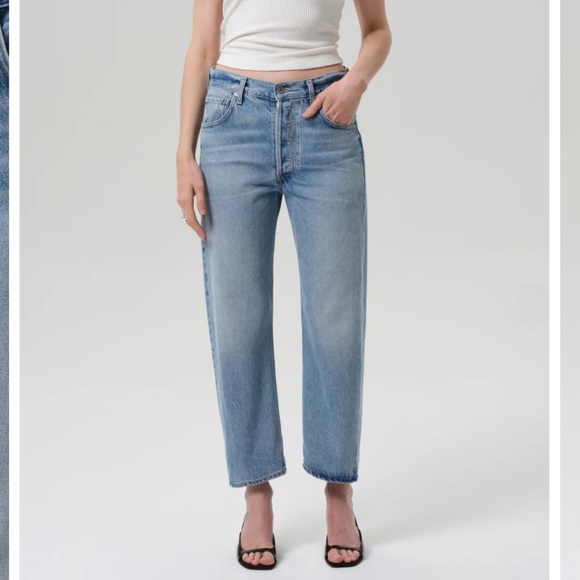 Citizens of Humanity Light Wash Regenerative Cotton Jeans Size 23 - Picture 12 of 13